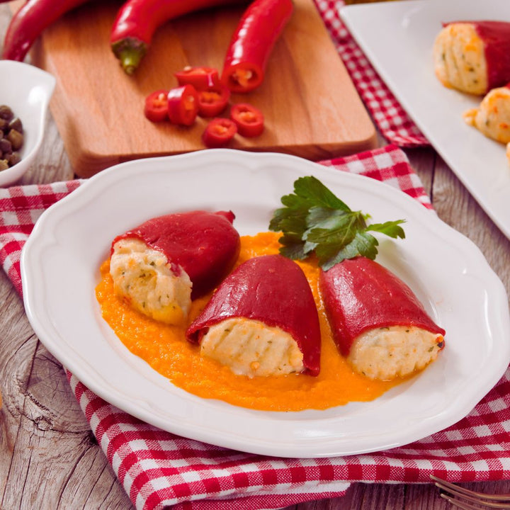 Pimientos Rellenos de Bacalao y Queso Curado: Receta Fácil para Semana Santa